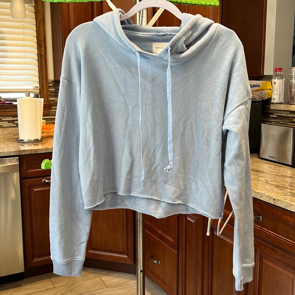 American Eagle Powder Blue Hoodie